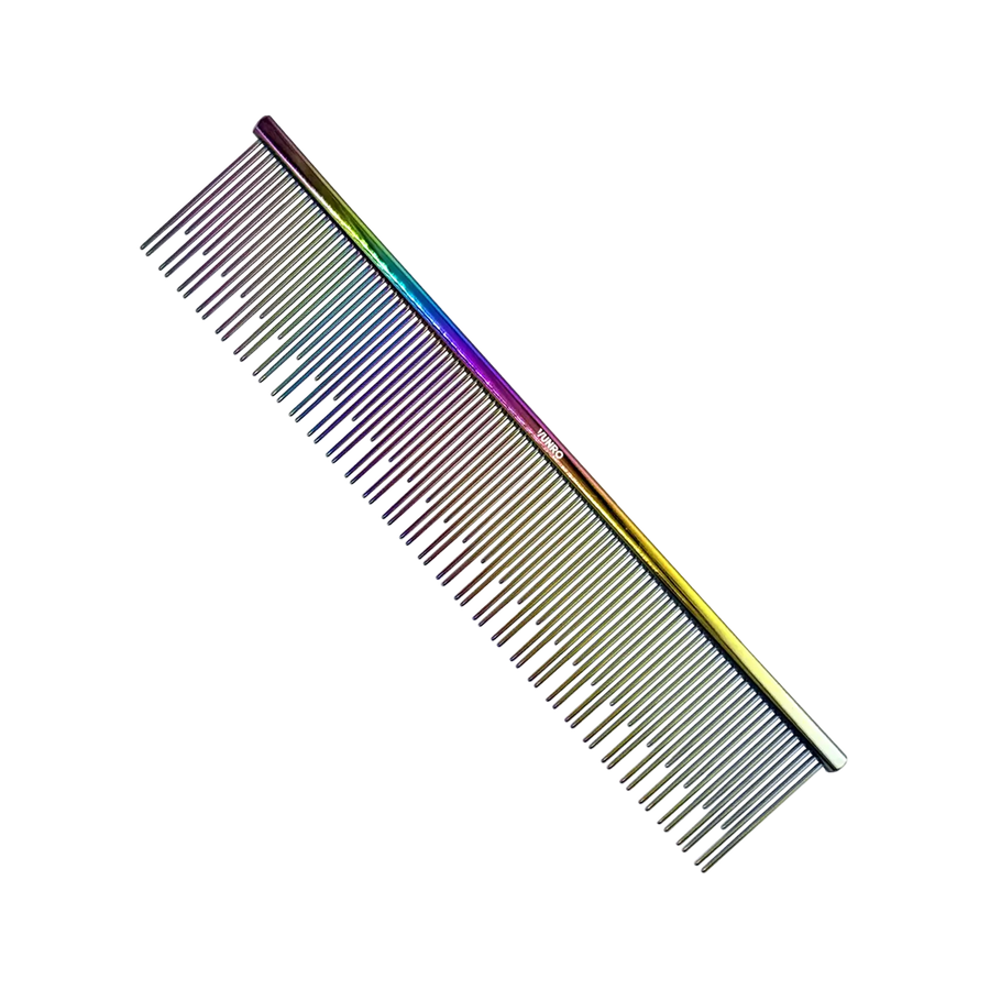 6.0" Lux Double Skip Pin Deshedding and Detangling Comb