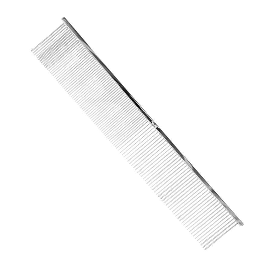 9.0" Straight Coarse and Fine Split Pin Finishing Comb